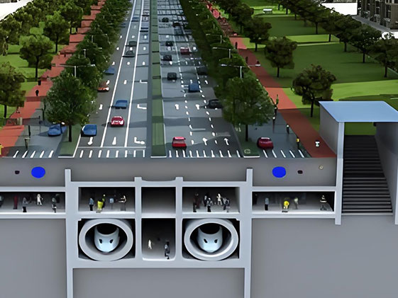 Tianjin Beichen East Road, Comprehensive Pipeline Corridor and Subsidiary Projects