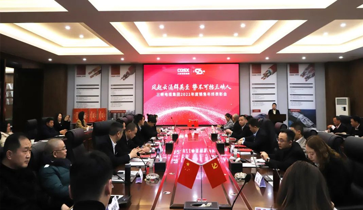 三峡电缆2021年度销售年终表彰会
