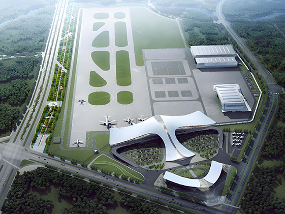 Tianfu Campus of Civil Aviation Flight School