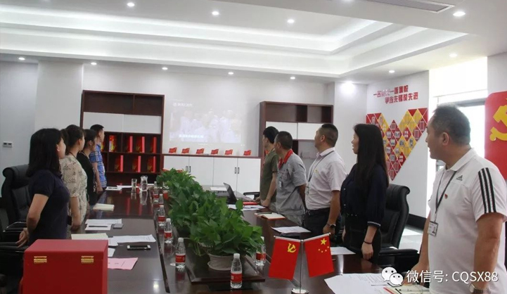 三峡电缆党支部选举大会暨七月“主题党日”