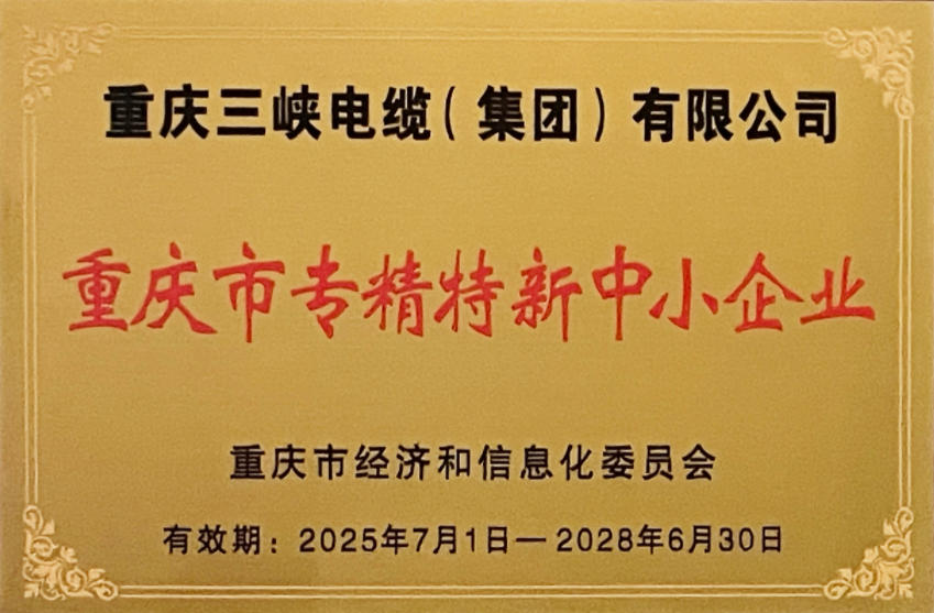 重庆市“专精特新”企业