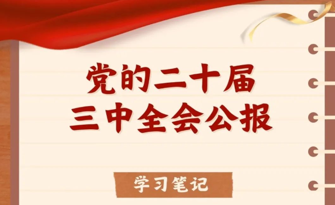 收藏！二十届三中全会公报学习笔记