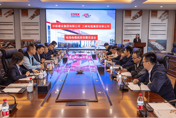 Three Gorges Cable and Central Enterprises to carry out wire and cable war mining supply and demand exchange meeting