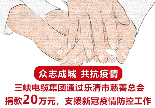 Three Gorges Cable Group Donates 200,000 CNY to Charity Federation to Support Epidemic Prevention and Control