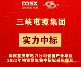 Three Gorges Cable won four bids from State Grid Chongqing Municipal Power Company!